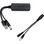 (D3025)Paire SPLITTER PoE Actif DC-24V DC+2RJ45 in/DC+2RJ45 out: