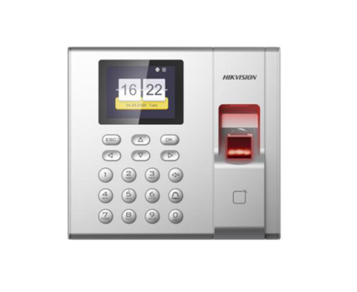 POINTEUSE+CONTROLE ACCES HIKVISION K1TT804AMF EMPREINTE+CARTE+CODE